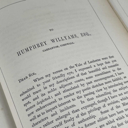 297 - Cornwall interest. Five works H. SEWELL STOKES. 'The Vale of Lanherne and Other Poems,' original rub... 