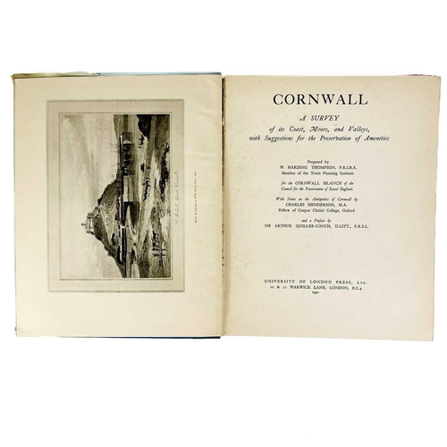 298 - Cornwall interest. Six works. 'Cornwall. A Survey of its Coast, Moors, and Valleys, with Suggestions... 