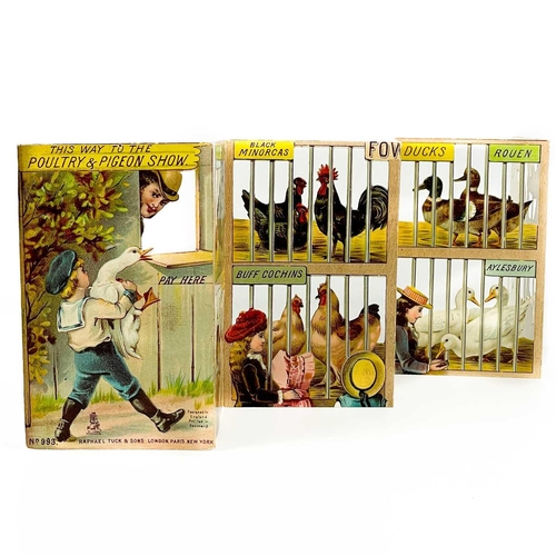 310 - Two 'Raphael Tuck & Sons' fold out panoramas. 'A Visit to the Zoo,' No21, repair to middle fold, col... 