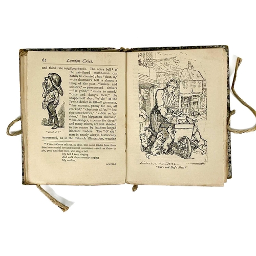 313 - Two nineteenth century illustrated works. 'A Visit to the Bazaar,' quater red leather with pictorial... 