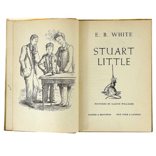 315 - E. B. WHITE. 'Stuart Little'. Fourt edition, illustrated by Garth Williams, original pictorial cloth... 