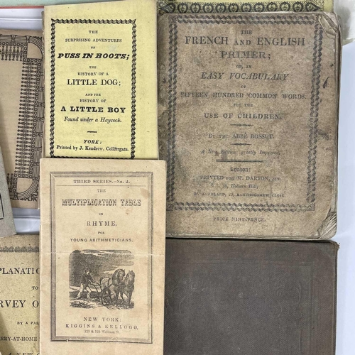 317 - Fifteen 19th century 'Chapbooks' and pocket books. 'The New Royale Battledore,' a single sheet folde... 