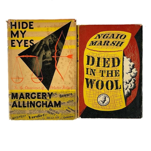 328 - Twenty works of detective fiction. RAYMOND CHANDLER. 'Playback,' original cloth, unclipped dj, heavy... 