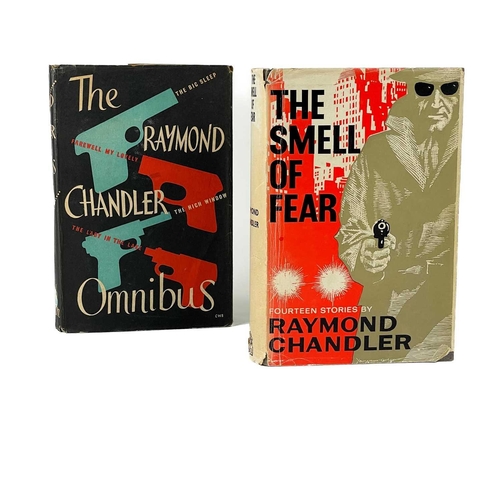 328 - Twenty works of detective fiction. RAYMOND CHANDLER. 'Playback,' original cloth, unclipped dj, heavy... 