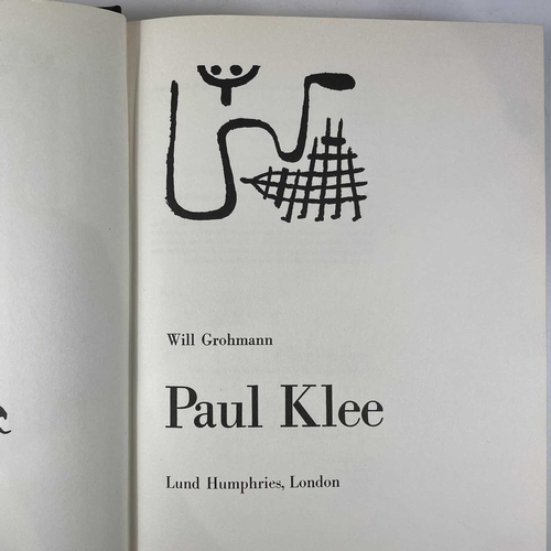 331 - Twenty-three works about Paul Klee, Picasso, Henry Moore and other artists. 'Paul Klee,' by Will Gro... 