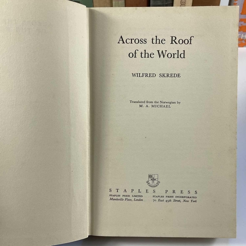 334 - Fourteen titles related to mid-century travel and adventure. WILFRED SKREDE. 'Across The Roof Of The... 