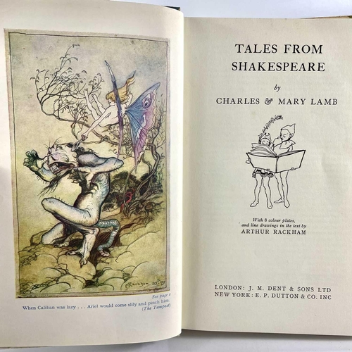 340 - Arhtur Rackham Illustrations. 'Tales form Shakespeare,' by Charles and Mary Lamb, reprint, original ... 