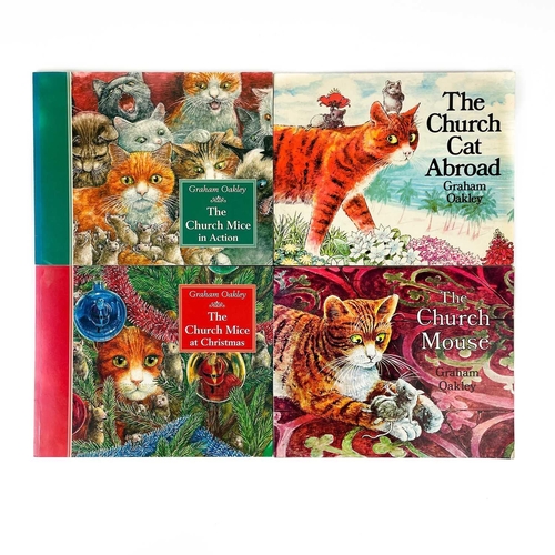 341 - GRAHAM OAKLEY. 'The Church Cat Abroad'. First edition, pictorial card wraps, illustrated throughout,... 