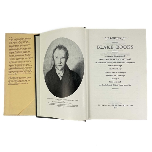 385 - G. E. BENTLEY, Jr 'Blake Books: Annotated Catalogues of William Blake's Writings in Illuminated Prin... 