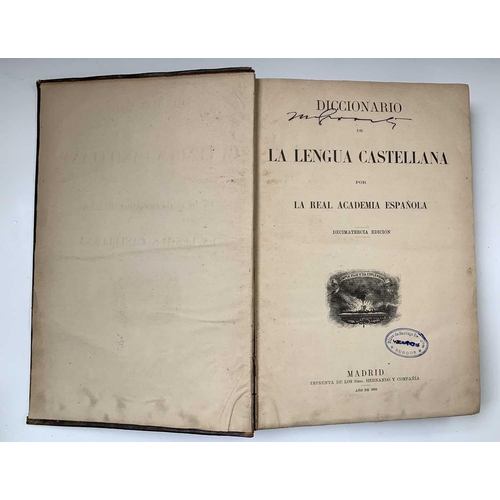 398 - DICCIONARIO DE LA LENGUA CASTELLANA DICCIONARIO DE LA LENGUA CASTELLANA. 'por la Real Academia Espan... 