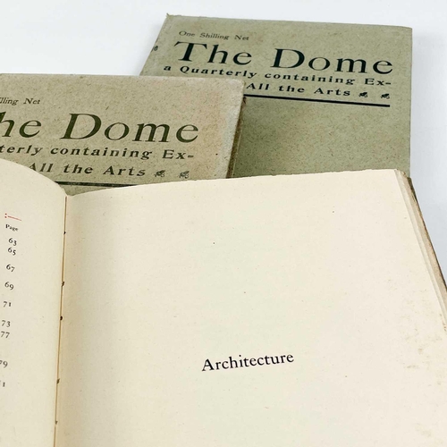 402 - THE DOME Seven volumes in original cloth, four of which with gilt decorations, three vols for 1897, ... 