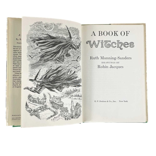 407 - Ruth MANNING-SANDERS 'A Book of Witches,' US edition, Robin Jacques illustrations, original cloth, u... 