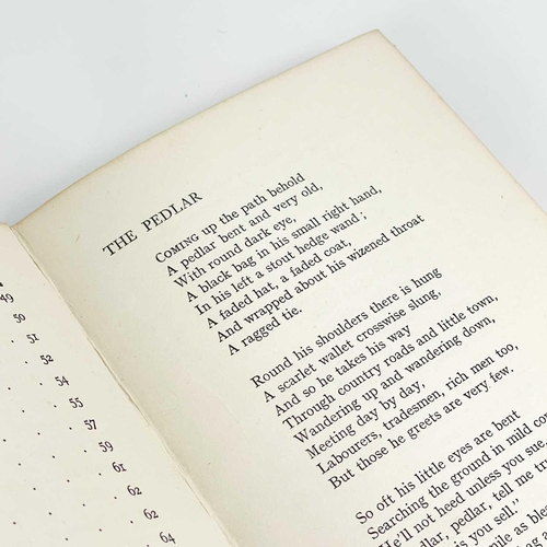 408A - RUTH MANNING-SANDERS. 'The Pedlar and Other Poems,' first edition, original cloth, unclipped dj, ton... 