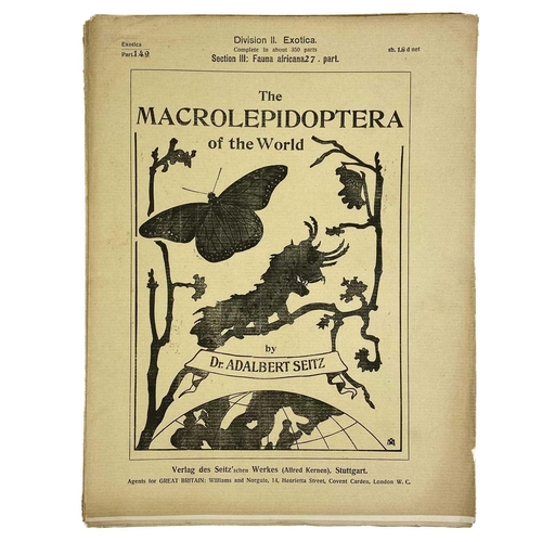 414 - Ruth MANNING-SANDERS 'The Macrolepidoptera of the World,' by Dr Adalbert Seitz, fifty-three original... 