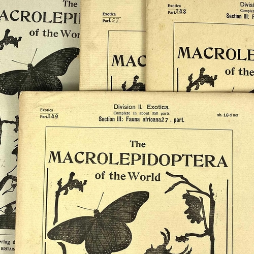 414 - Ruth MANNING-SANDERS 'The Macrolepidoptera of the World,' by Dr Adalbert Seitz, fifty-three original... 