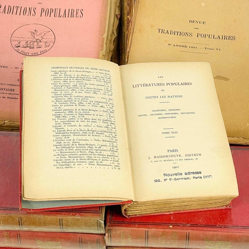 419 - Ruth MANNING-SANDERS. A collection of 'Revue des Traditions Populaires: Recueil Mensuel De Mythologi... 