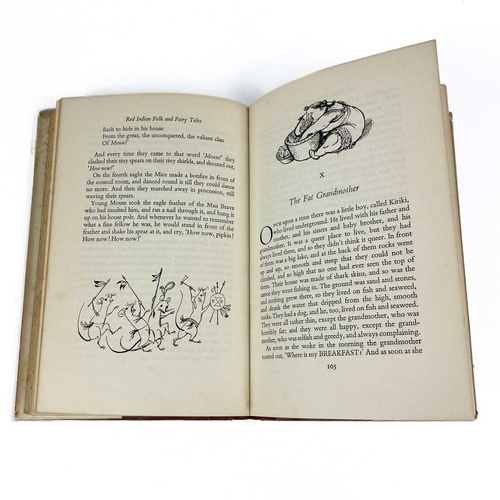 427 - Ruth MANNING SANDERS 'Red Indian Folk and Fairy Tales,' signed by author, first edition, original cl... 