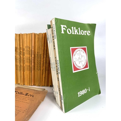 432 - RUTH MANNING-SANDERS. 'Folk-Lore. Transactions of the Folk-Lore Society'. 100 various parts, origina... 