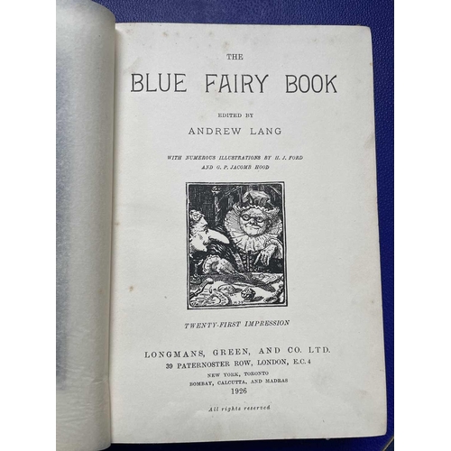 442 - RUTH MANNING-SANDERS. Thirteen 'Fairy Books' by Andrew Lang'. Many with previous owner signature, in... 