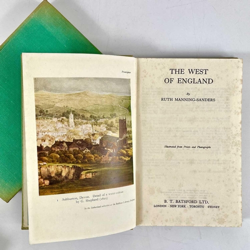 445j - Ruth MANNING-SANDERS. 'The West of England,' first edition, inscription to free endpaper reads 'Joan... 