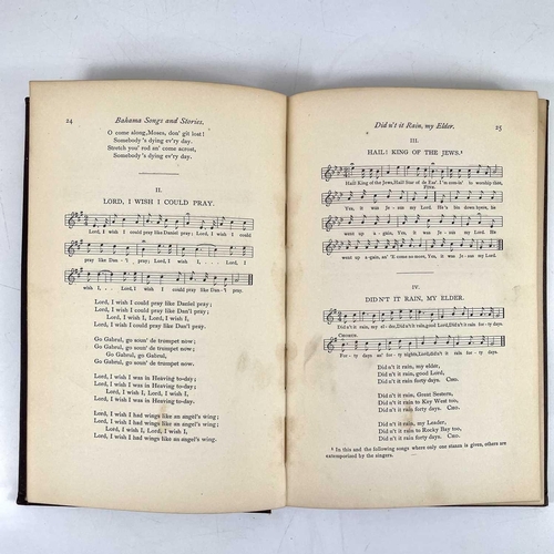 445k - Ruth MANNING-SANDERS. CHARLES L. EDWARDS. 'Bahama Songs and Stories. A Contribution to Folk-Lore,' l... 