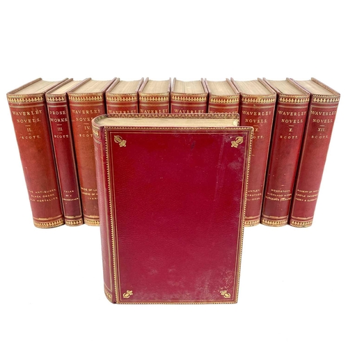 445s - Ruth MANNING SANDERS. Sir WALTER SCOTT- 'The Splendid Abbotsford Edition of Waverly Novels,' twelve ... 