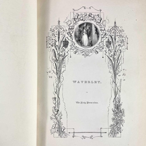 445s - Ruth MANNING SANDERS. Sir WALTER SCOTT- 'The Splendid Abbotsford Edition of Waverly Novels,' twelve ... 