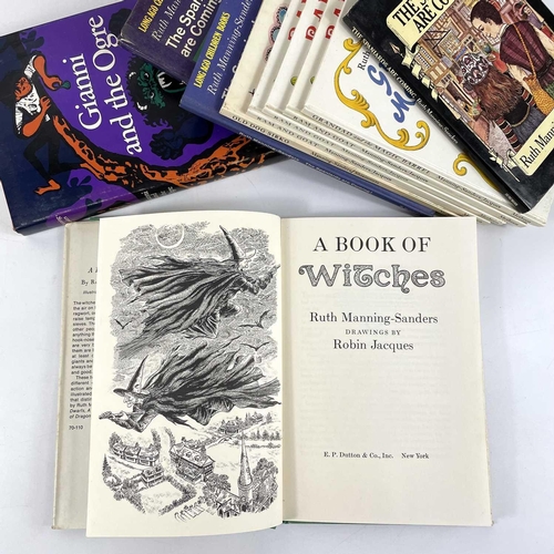 445x - Ruth MANNING-SANDERS. 'A Book of Witches,' drawings by Robin Jacques, first US edition, clipped dj, ... 