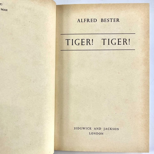 447 - Alfred Bester. First edition. 'Tiger! Tiger!' first edition, original cloth, unclipped dj, toning to... 