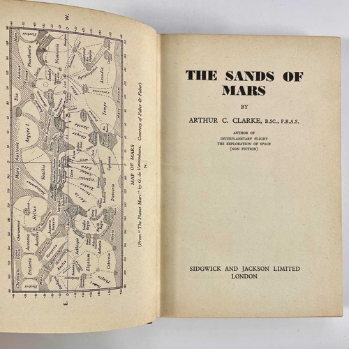 449 - Arthur C. Clarke. First edition. 'The Sands of Time,' first edition, original cloth, nibbles and tea... 