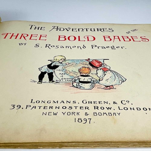 502 - S. Rosamond Praeger illustrations. Two works. 'The Adventures of Three Bold Babes,' first edition, c... 