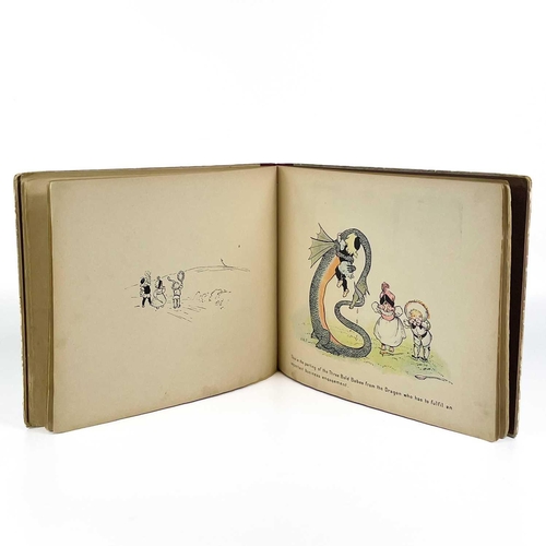 502 - S. Rosamond Praeger illustrations. Two works. 'The Adventures of Three Bold Babes,' first edition, c... 