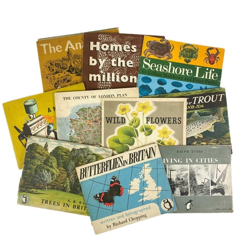 512 - Puffin Picture Books and other picture books. Titles include 'The County of London Plan', 'Wild Flow... 