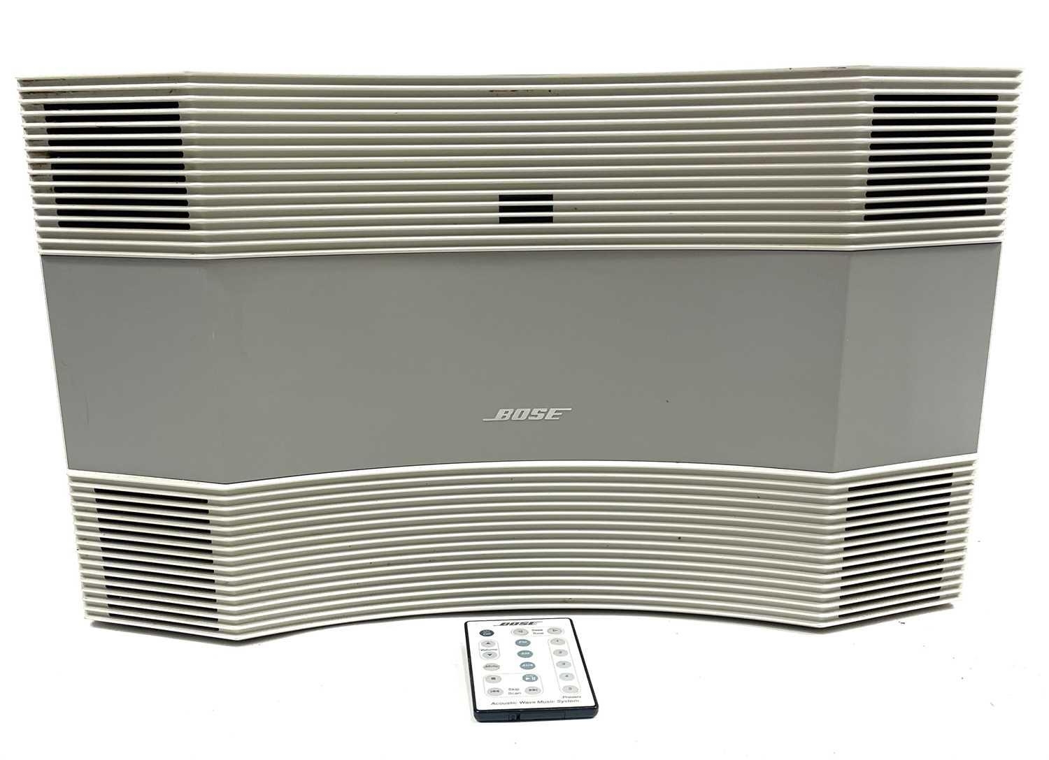 A Bose Acoustic Wave Music System. Radio and CD player, model name