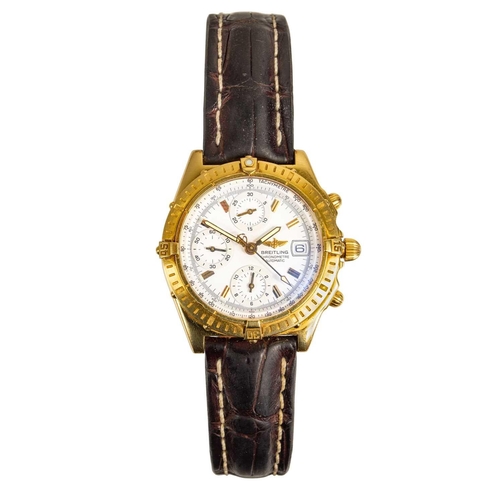 99 - Breitling - An 18ct Chronomat automatic chronograph gentleman's wristwatch. Ref. K13352, serial no. ... 