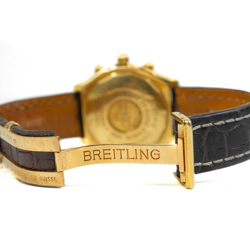 99 - Breitling - An 18ct Chronomat automatic chronograph gentleman's wristwatch. Ref. K13352, serial no. ... 