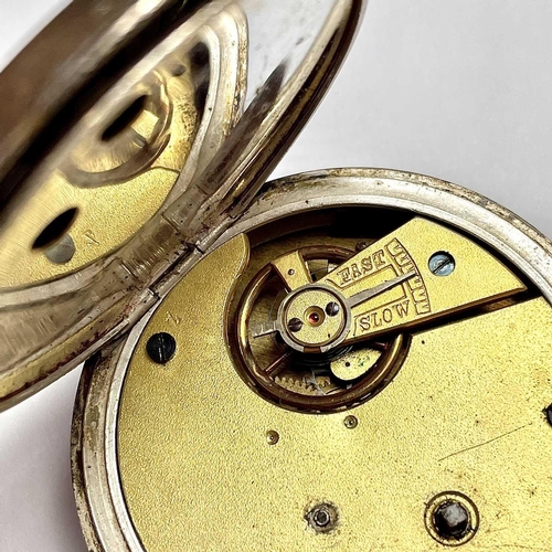 12 - A nickel cased centre seconds chronograph pocket watch. .