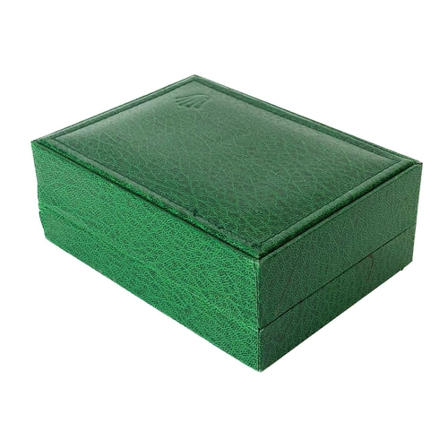 61 - A Rolex green watch box. Width 15cm.