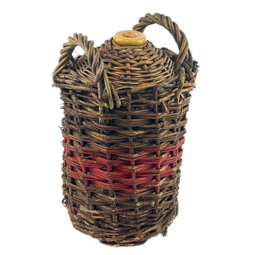 A Royal Navy one gallon flagon of rum. Containing one gallon of rum