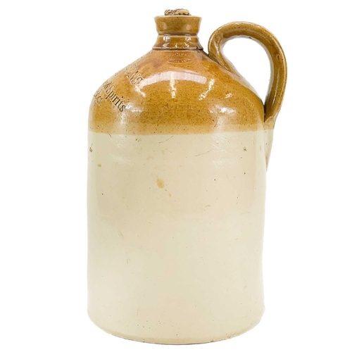 261 - A large stoneware flagon, Chaplin & Sons Devonport. Height 39cm, together with two other flagons, on... 