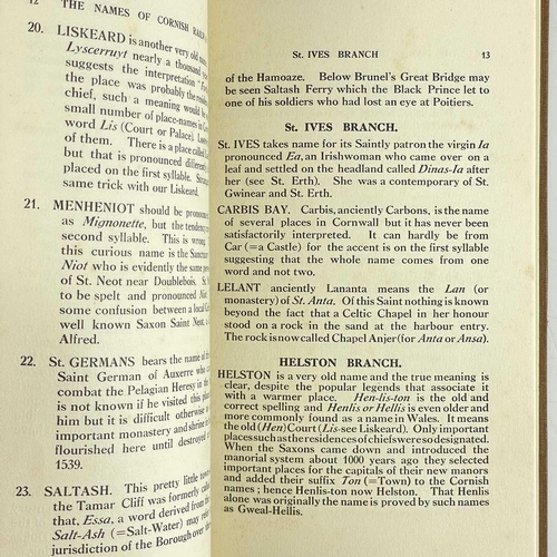 114 - Two works by Charles Henderson 'Records of the Church and Priory of St Germans in Cornwall,' first e... 