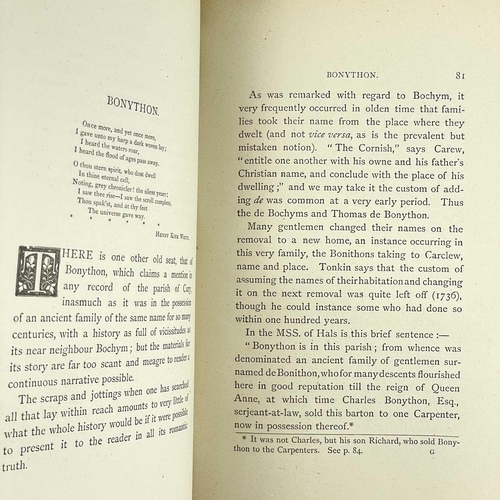 119 - Cury and Gunwalloe interest. Alfred Hayman Cummings. 'The Churches and Antiquities of Cury and Gunwa... 