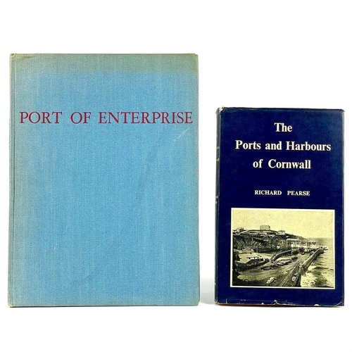 121 - Two works on the harbours of Cornwall. E.R.Forestier-Walker. 'Port of Enterprise,' first edition, sl... 