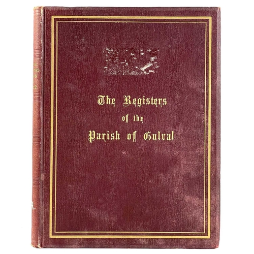 122 - George Bown Millett and William Bolitho. 'The Parish Registers of Gulval (Alias Lanisley) in the Cou... 