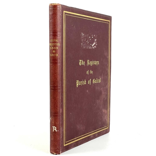 122 - George Bown Millett and William Bolitho. 'The Parish Registers of Gulval (Alias Lanisley) in the Cou... 