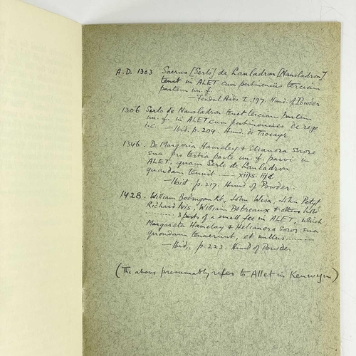 123 - Rev. Gilbert Hunter Doble. Two works. R. M. Catling and J. .P. Rogers. 'G.H. Doble', second edition,... 