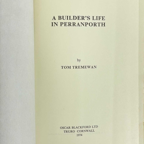 126 - Tom Tremewan. Two works. Tom Tremewan. 'Cornish Youth Memories of a Perran Boy (1815-1910),' 1968, f... 