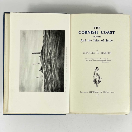 132 - Two work on the Cornish Coast Charles G. Harper. 'The Cornish Coast (South) and the Isles of Scilly,... 