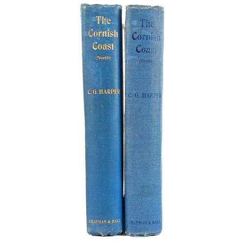 132 - Two work on the Cornish Coast Charles G. Harper. 'The Cornish Coast (South) and the Isles of Scilly,... 