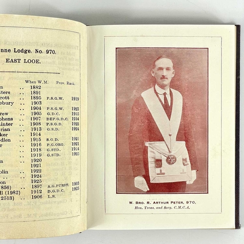 133 - Cornish Freemasonry. Two works. William James Hughan. 'Directory for the Provincial Grand Lodge of C... 